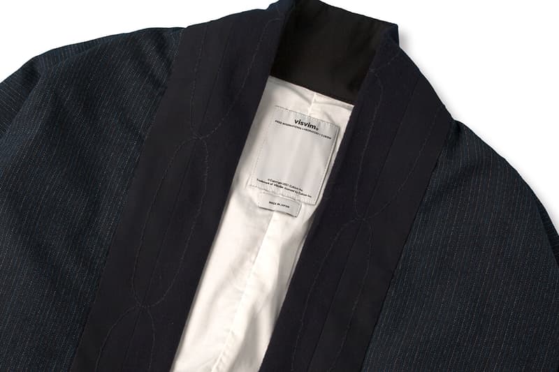 visvim RUUNPE COAT PINSTRIPE