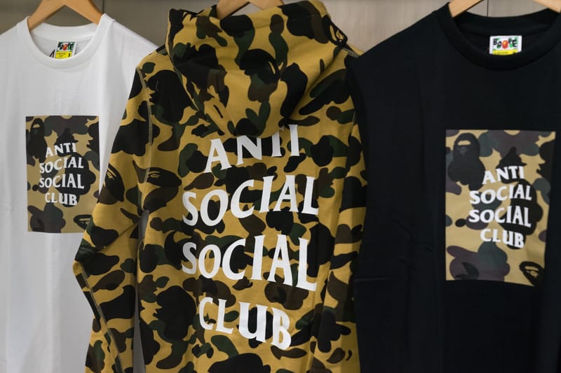 Anti Social Social Club x BAPE 聯名系列紐約發售現場回顧
