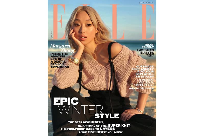 時尚博主 Margaret Zhang 以 iPhone 拍攝封面登上澳洲版《ELLE》六月刊