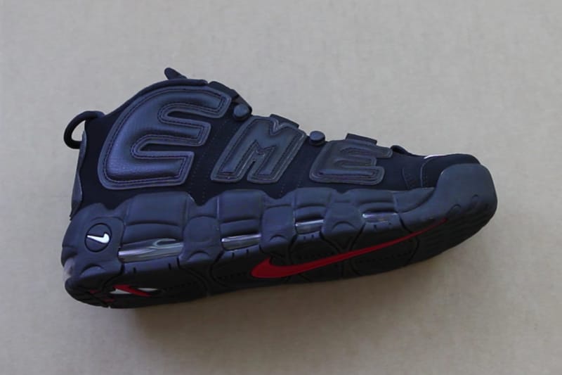 如何修復 Supreme x Nike Air More Uptempo 無法反光問題
