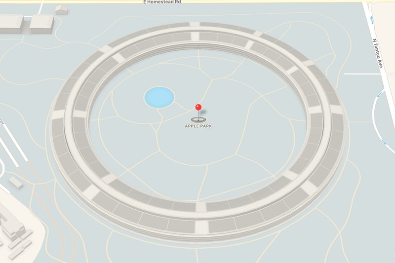 Apple Map 更新添加 Apple Park 鳥瞰地圖
