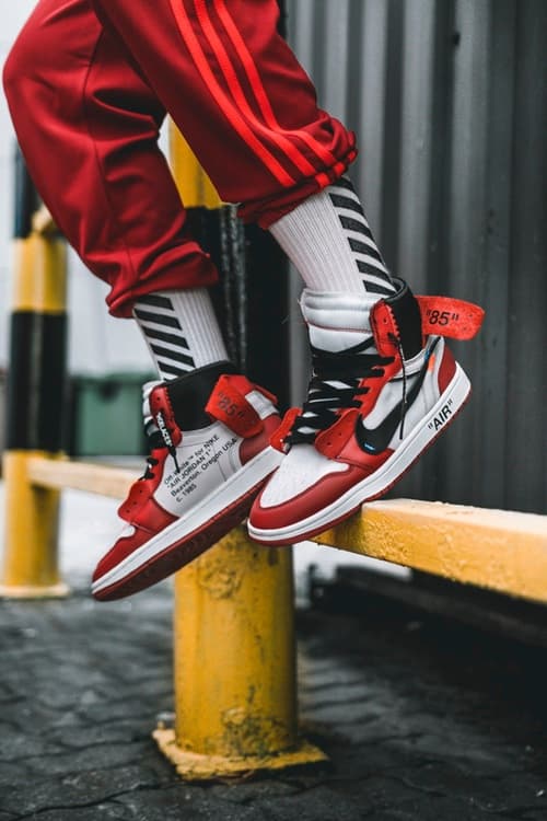 OFF-WHITE x Air Jordan 1 聯名鞋款上腳一覽