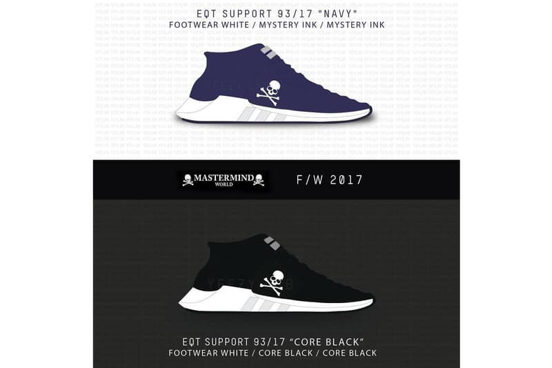 mastermind WORLD x adidas Originals EQT Support 93/17 Leaks