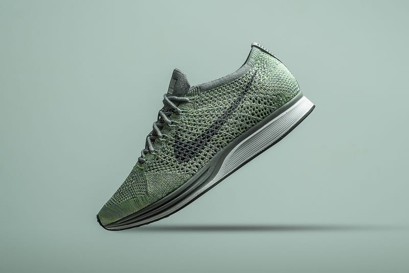 近賞 Nike Flyknit Racer 全新配色設計「Ghost Green」