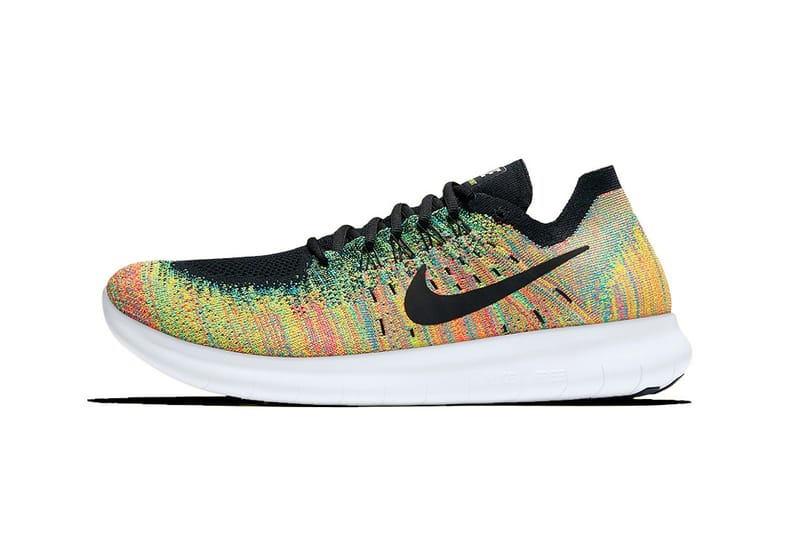 Nike Free RN Flyknit 2017 全新配色設計「Multicolor」