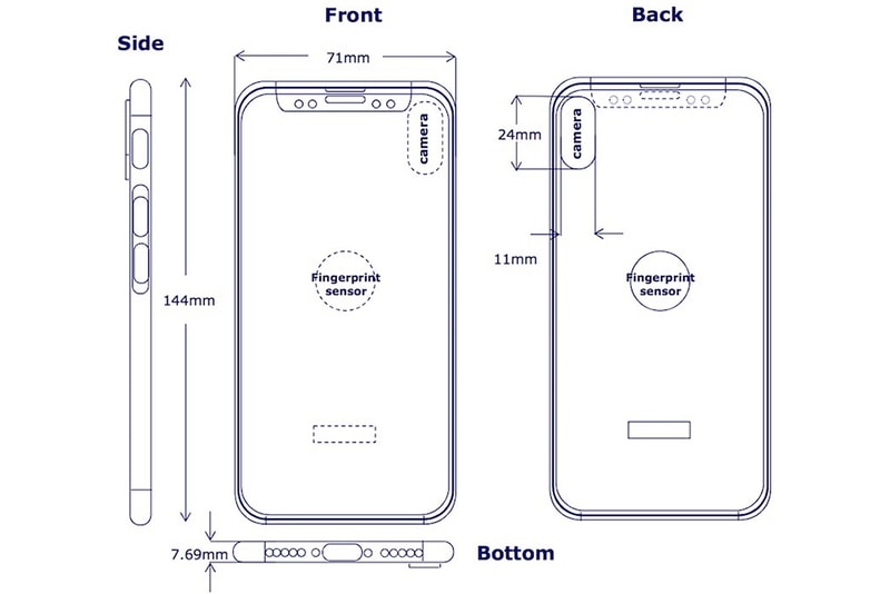 Touch ID 位置落實？新一代 iPhone 設計圖曝光
