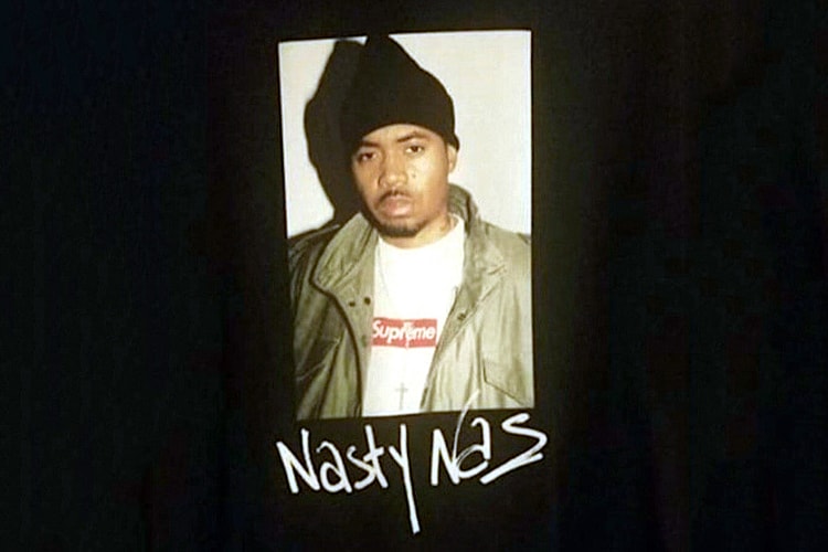 Nas x Supreme 聯名肖像 T-Shirt 實物諜照曝光