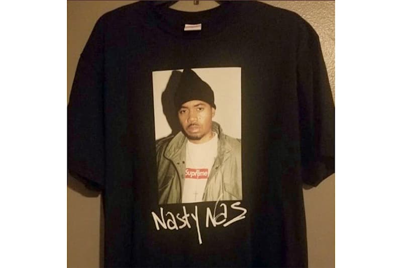 Nas x Supreme 聯名肖像 T-Shirt 實物諜照曝光