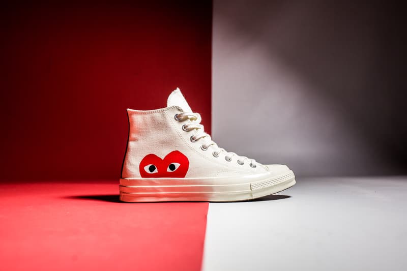 COMME des GARÇONS PLAY x Converse Chuck Taylor All Star ’70 Hi 聯名系列將再度上架