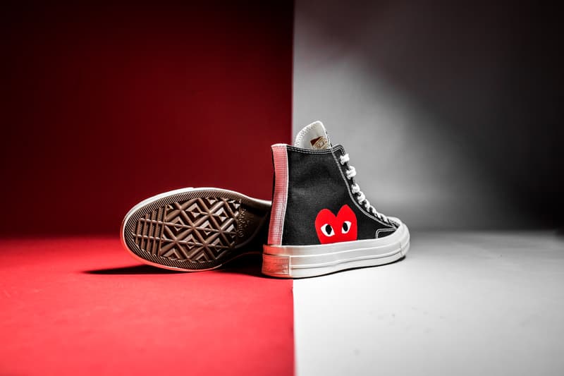 COMME des GARÇONS PLAY x Converse Chuck Taylor All Star ’70 Hi 聯名系列將再度上架