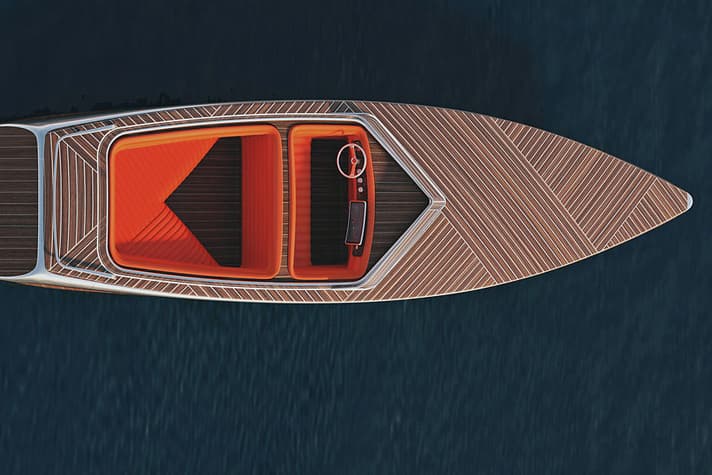 Zebra Boat by Dimitri Bez