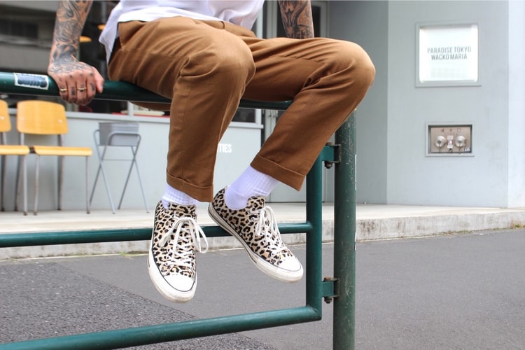 WACKO MARIA x Converse 聯名豹紋 Chuck Taylor All Star 鞋款