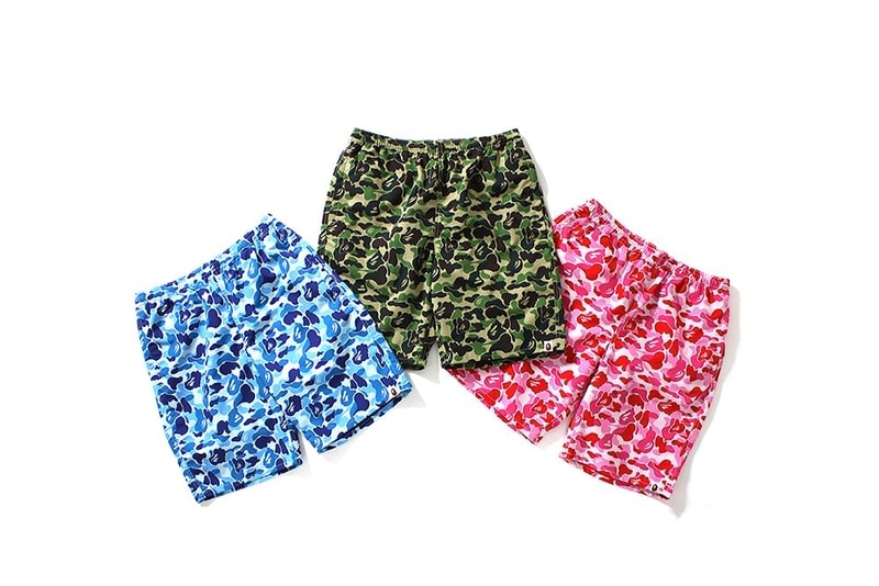 BAPE 2017 夏季全新 ABC Camo 沙灘短褲系列