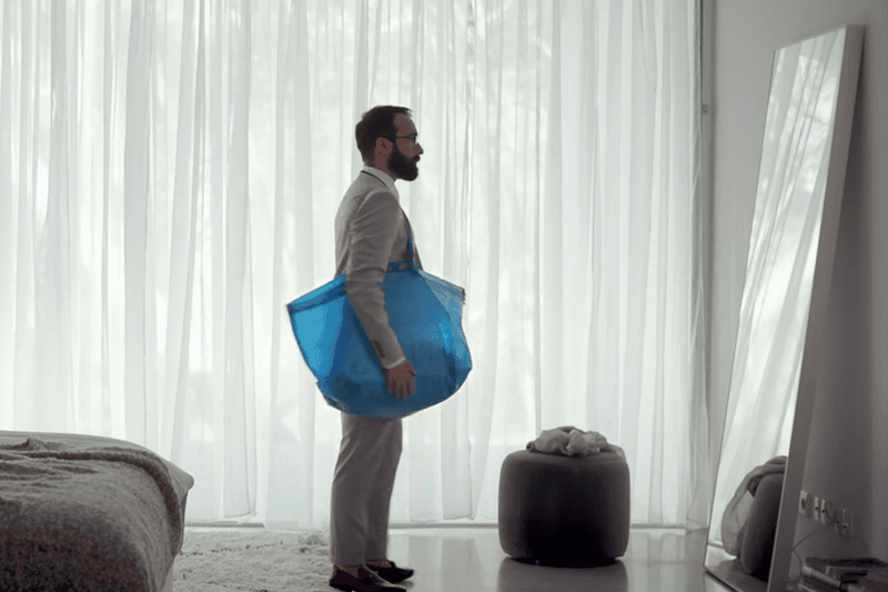 IKEA 為經典 FRAKTA 購物袋打造全新宣傳短片《The Blue Bag》