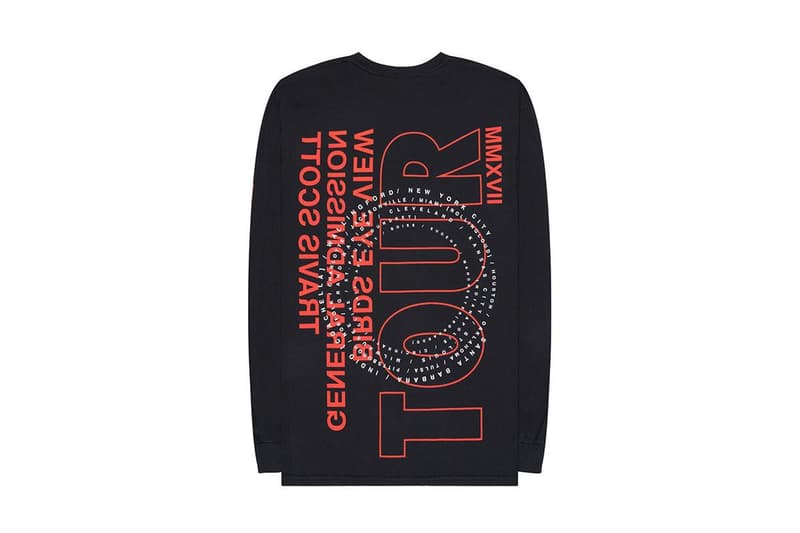 Travis Scott “Birds Eye View” Tour Merch