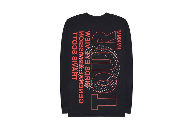 Travis Scott “Birds Eye View” Tour Merch