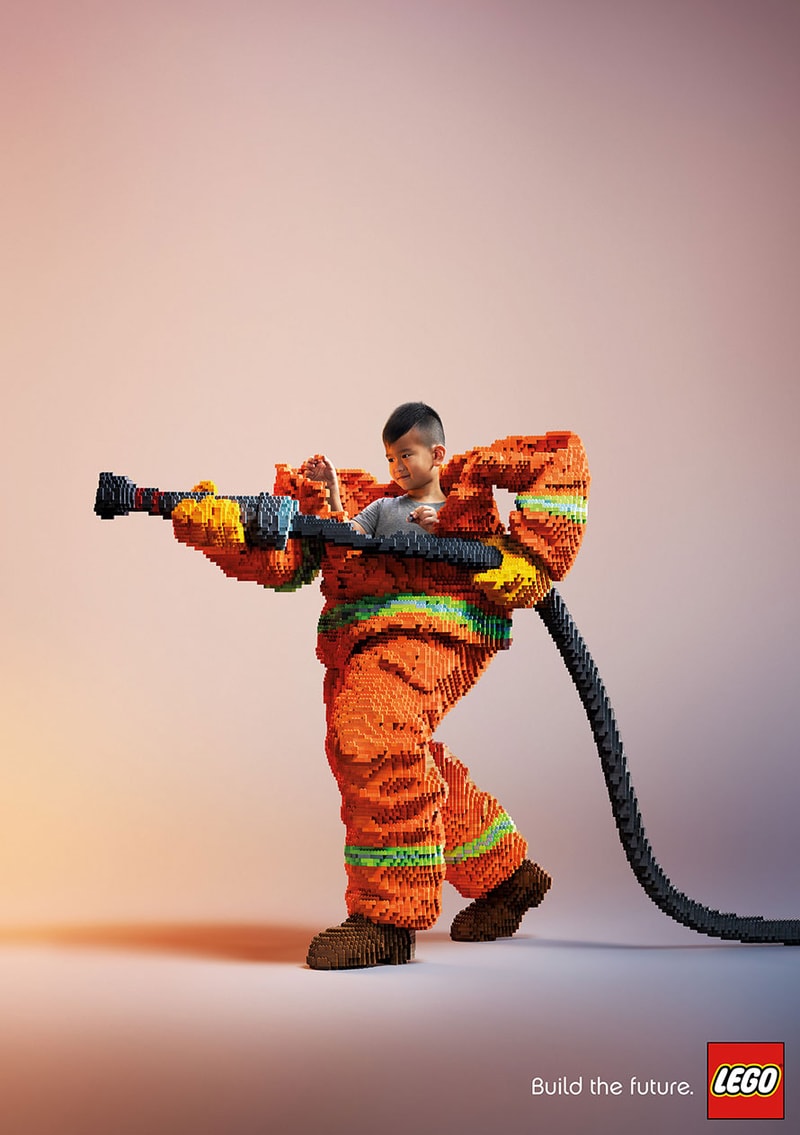 Ogilvy & Mather 打造 Lego 創意平面廣告