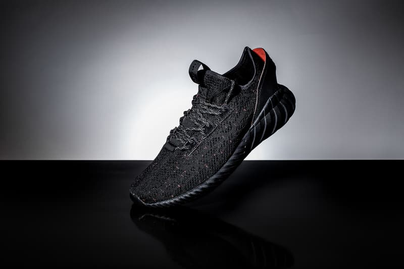 adidas Originals Tubular Doom Sock 全黑配色設計