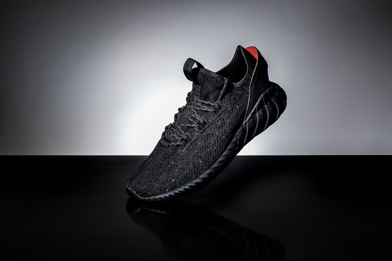adidas Originals Tubular Doom Sock 全黑配色設計