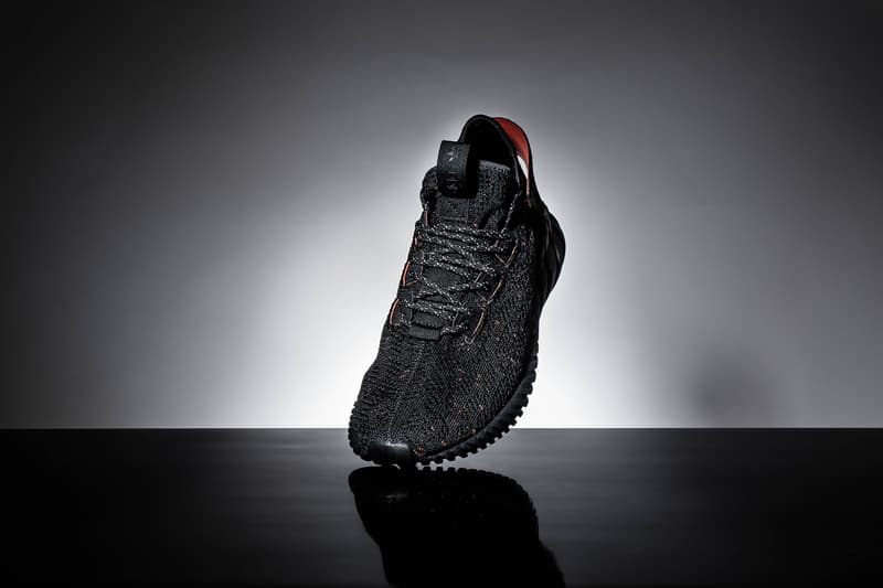 adidas Originals Tubular Doom Sock 全黑配色設計