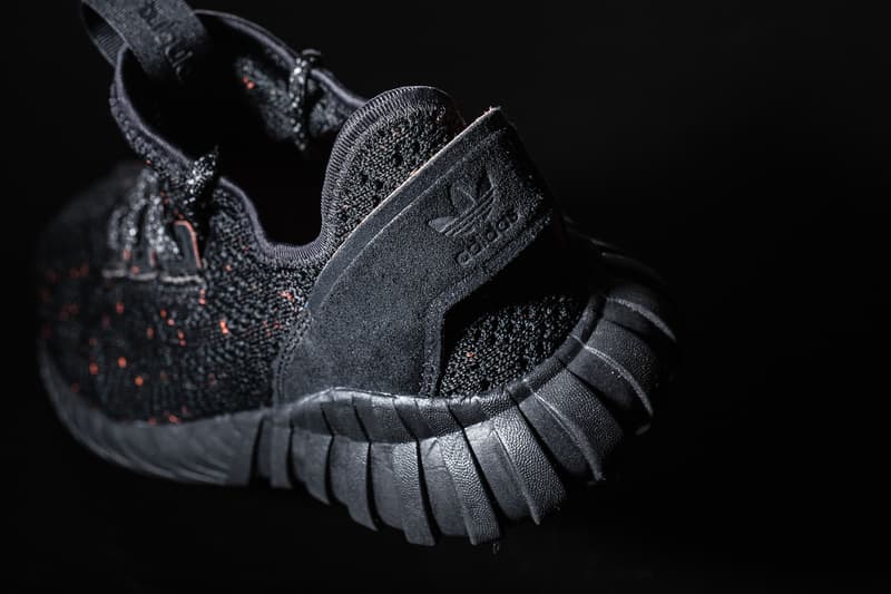 adidas Originals Tubular Doom Sock 全黑配色設計