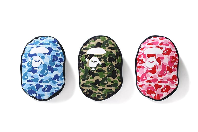 BAPE Camo ABC Ape Head Cushions