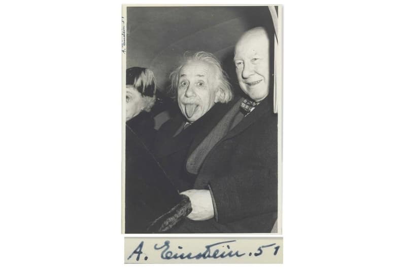 經典愛因斯坦佻皮伸舌照片以 $125,000 美元高價售出