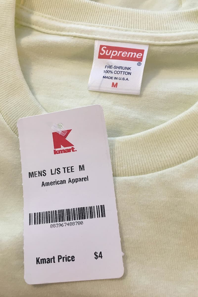 Reddit 用戶在 K-Mart 以 $4 美元一件的低價淘到大量 Supreme T-Shirt