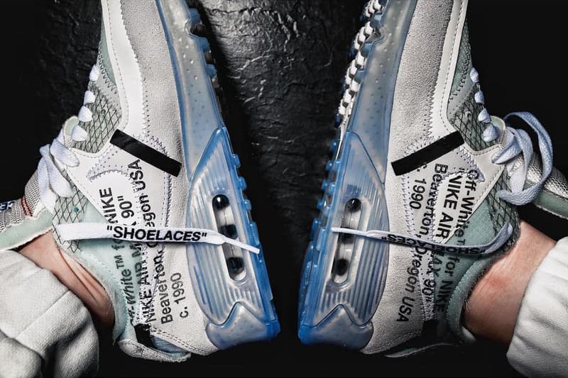 OFF-WHITE x Nike Air Max 90 On-Feet