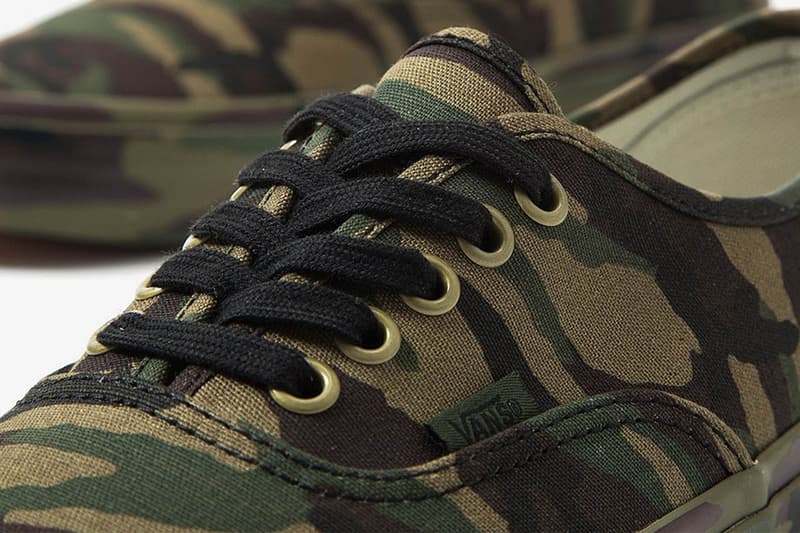Vans Authentic 全新配色設計「Mono Camo」