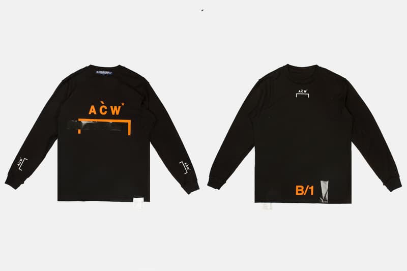 A-COLD-WALL* 香港期間限定店別注單品一覽