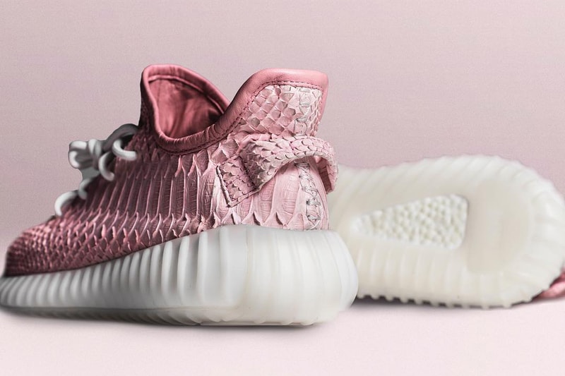 The Shoe Surgeon 奢華蟒蛇皮客製版 YEEZY BOOST 350 V2 開放預訂