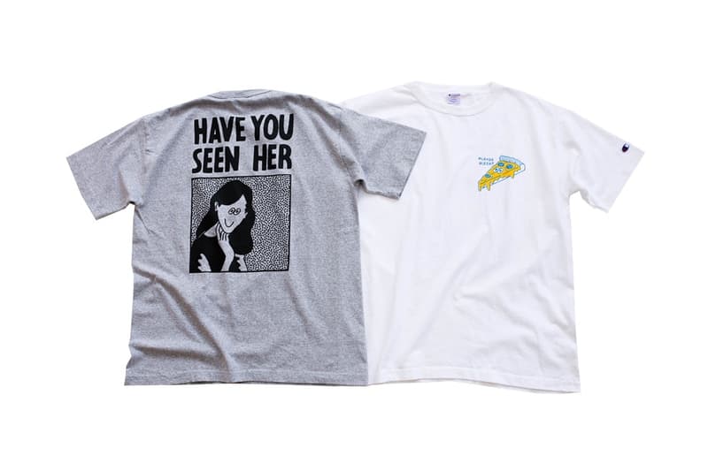 Champion Japan Oka Koji “Pizza and Skate” T-Shirt Collection