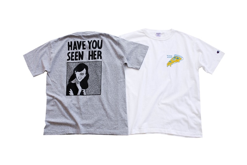 Champion Japan Oka Koji “Pizza and Skate” T-Shirt Collection