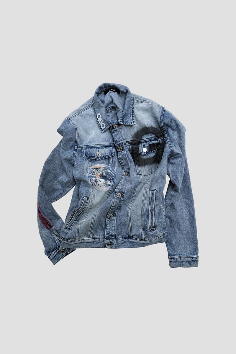 I.T 獨佔 GEO 限量別注手繪噴墨牛仔外套系列