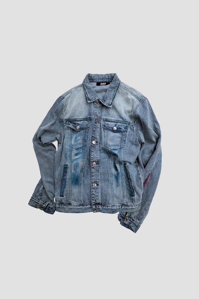 I.T 獨佔 GEO 限量別注手繪噴墨牛仔外套系列