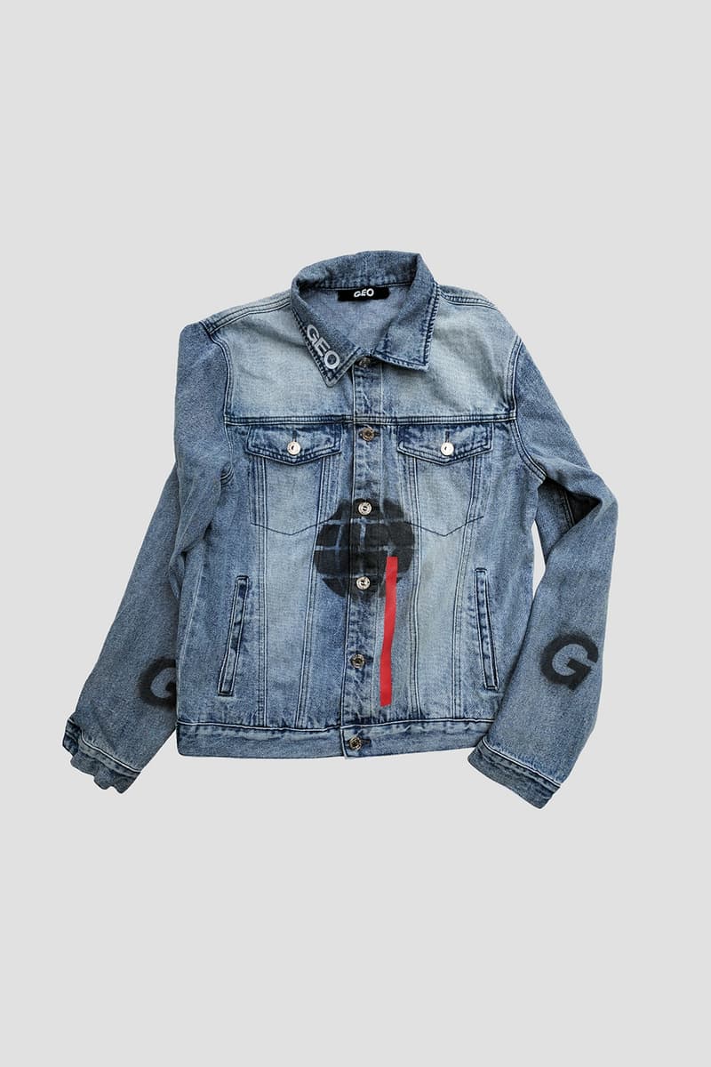 I.T 獨佔 GEO 限量別注手繪噴墨牛仔外套系列