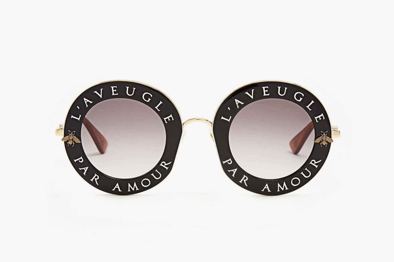 Gucci 推出「L’Aveugle Par Amour」圓框復古太陽眼鏡