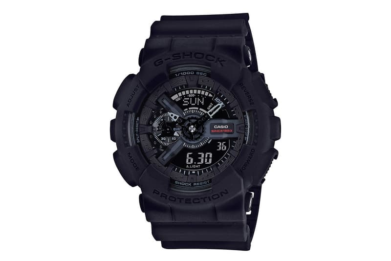 G-SHOCK 品牌 35 周年「Big Bang Black」別注腕錶系列