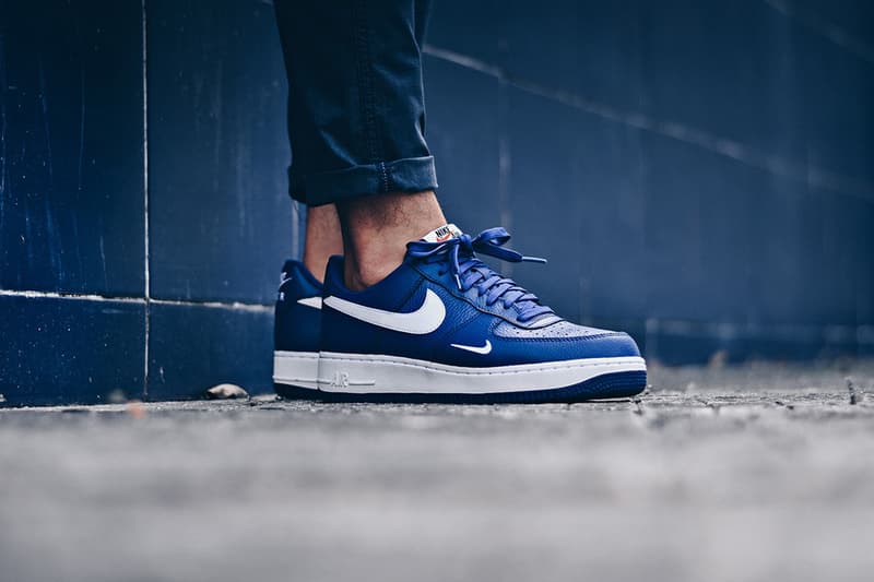 Nike Air Force 1 Mini Swoosh 全新配色設計「Deep Royal Blue」