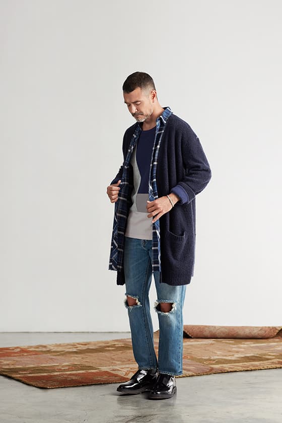 initial 2017 秋冬系列 LookBook－以物料營造強大反差感