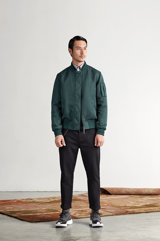 initial 2017 秋冬系列 LookBook－以物料營造強大反差感