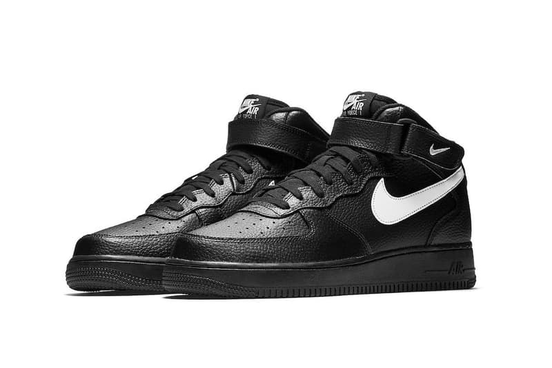 Nike Air Force 1 Mid 全新黑白配色