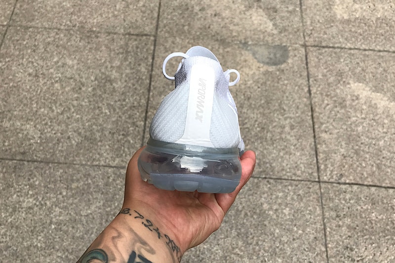 Nike Air VaporMax「Triple White」全白配色細節諜照曝光