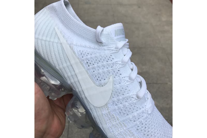 Nike Air VaporMax「Triple White」全白配色細節諜照曝光