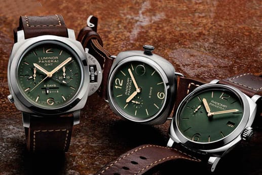 Panerai 推出全新軍綠錶盤限量系列