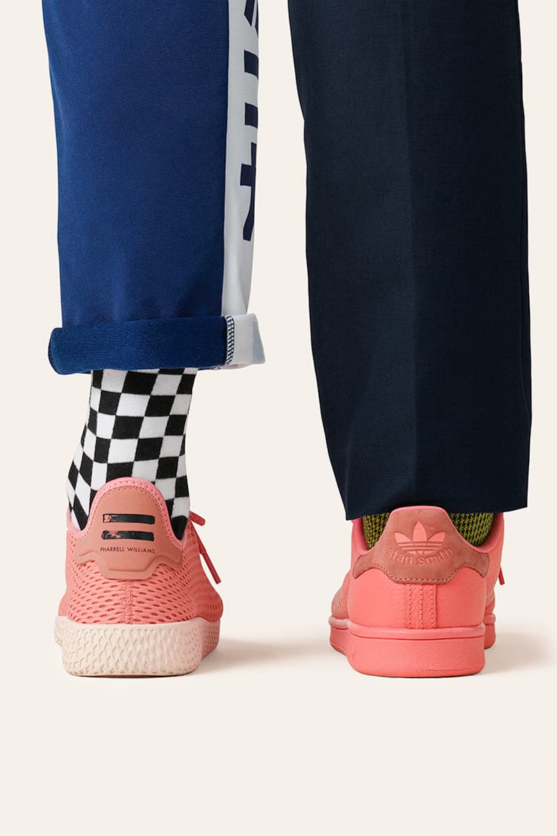 Pharrell Williams x adidas Originals 全新 Tennis Hu 與 Stan Smith 粉色系列