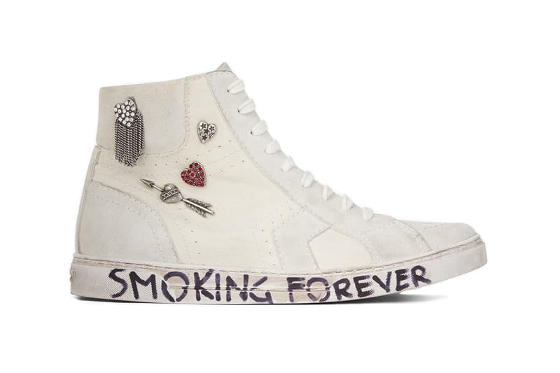 手寫元素加持 - Saint Laurent Joe Mid Top Sneakers 全新系列正式上架
