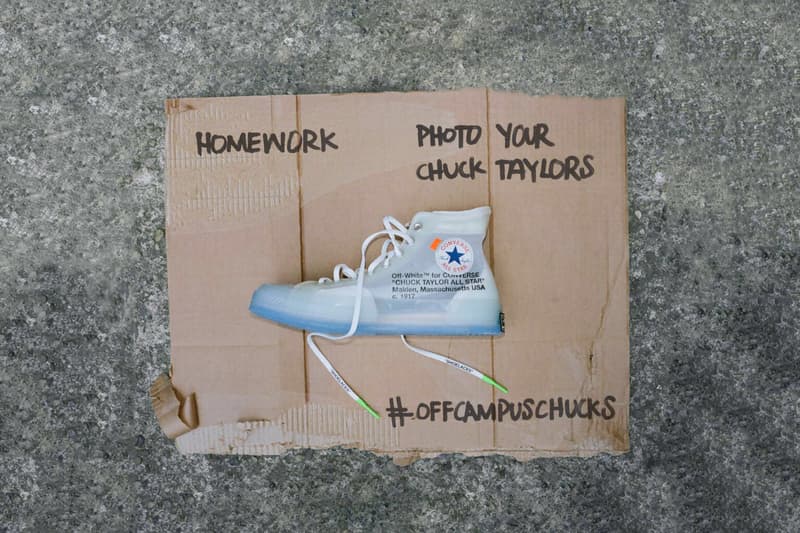Virgil Abloh 曝光 CONVERSE Chuck Taylor 聯名鞋款細節近賞