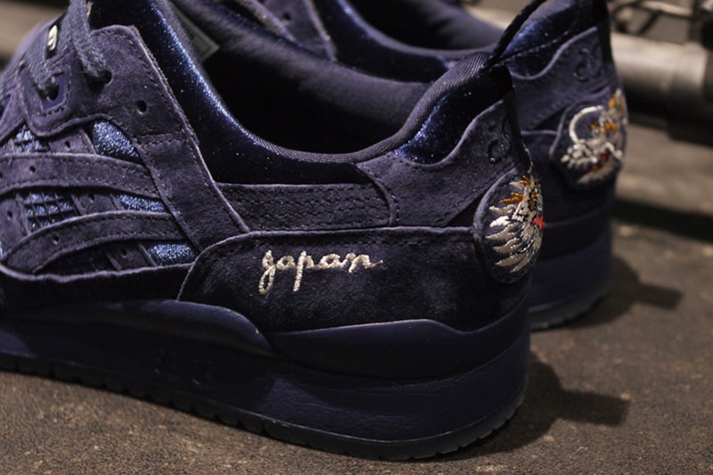 和式刺繡元素注入－BEAMS x mita sneakers x ASICS Tiger GEL-Lyte III「Souvenir Jacket」三方聯名鞋款